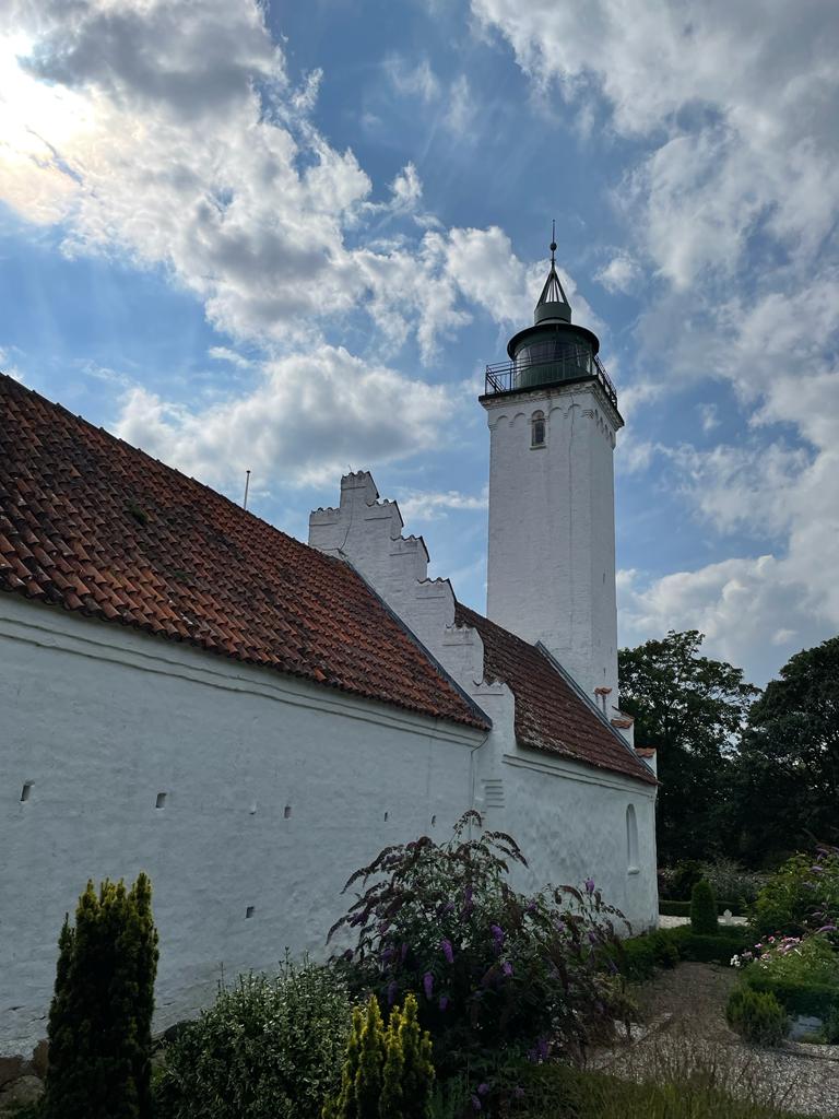Der „berühmte“ Leuchtkirchturm von Tunø
