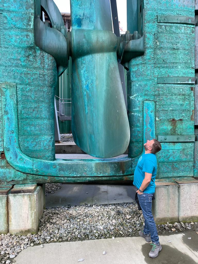 Auch beeindruckend   Propeller der Fregatte Jylland